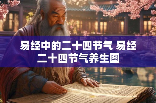 易经中的二十四节气 易经二十四节气养生图