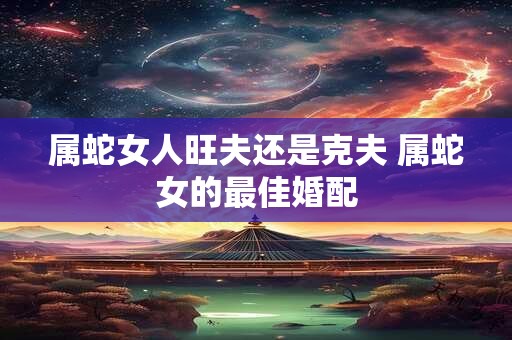 属蛇女人旺夫还是克夫 属蛇女的最佳婚配