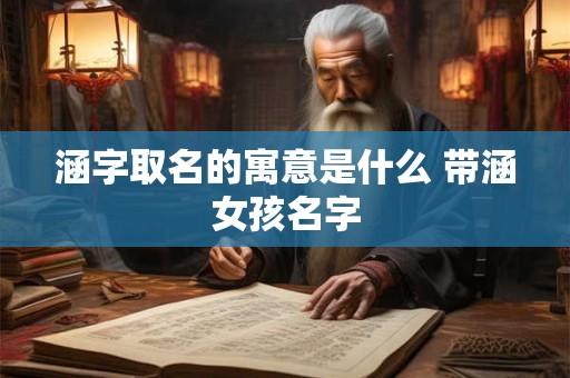 涵字取名的寓意是什么 带涵女孩名字