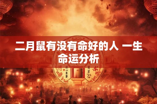 二月鼠有没有命好的人 一生命运分析