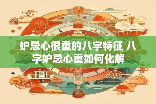 妒忌心很重的八字特征 八字妒忌心重如何化解