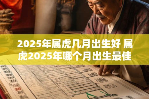 2025年属虎几月出生好 属虎2025年哪个月出生最佳