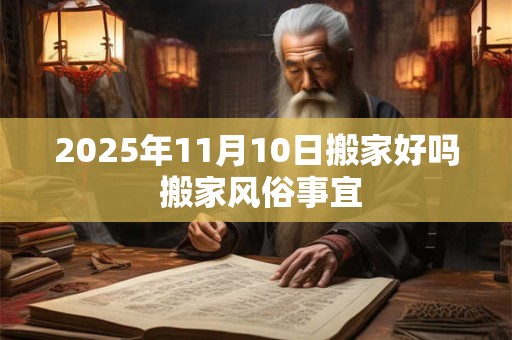2026年11月10日搬家好吗 搬家风俗事宜