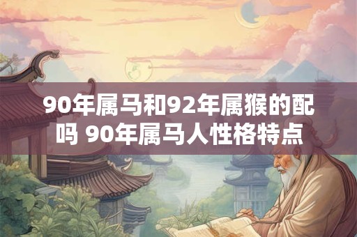 90年属马和92年属猴的配吗 90年属马人性格特点