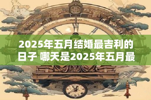 2025年五月结婚最吉利的日子 哪天是2025年五月最吉利的结婚日