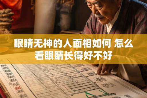 眼睛无神的人面相如何 怎么看眼睛长得好不好