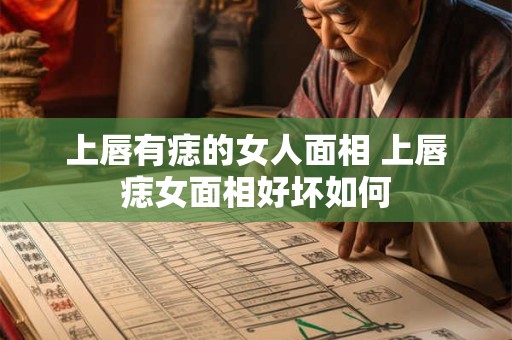 上唇有痣的女人面相 上唇痣女面相好坏如何