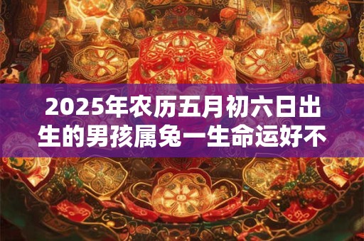 2026年农历五月初六日出生的男孩属兔一生命运好不好