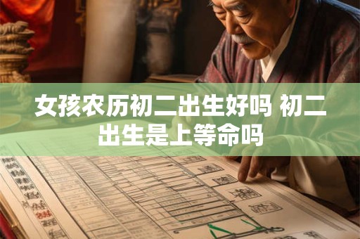 女孩农历初二出生好吗 初二出生是上等命吗