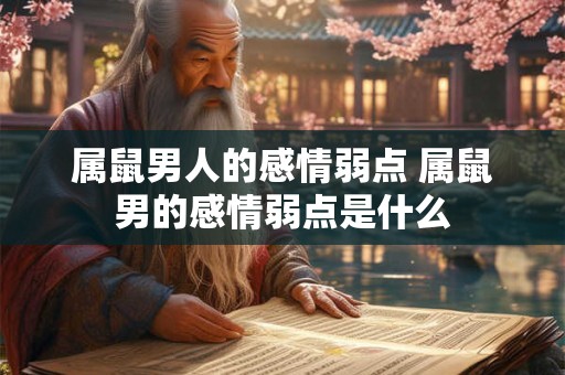 属鼠男人的感情弱点 属鼠男的感情弱点是什么