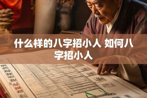 什么样的八字招小人 如何八字招小人