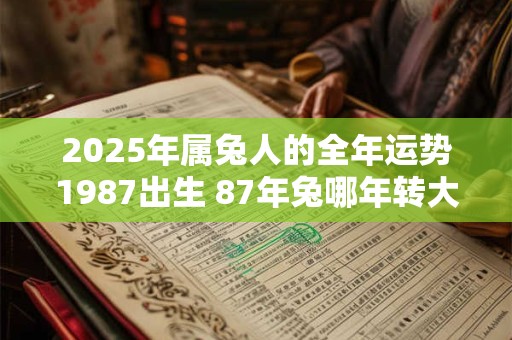 2025年属兔人的全年运势1987出生 87年兔哪年转大运 2025年属兔人的全年运势1987出生 87年兔哪年转大运