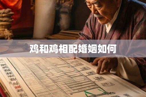 鸡和鸡相配婚姻如何