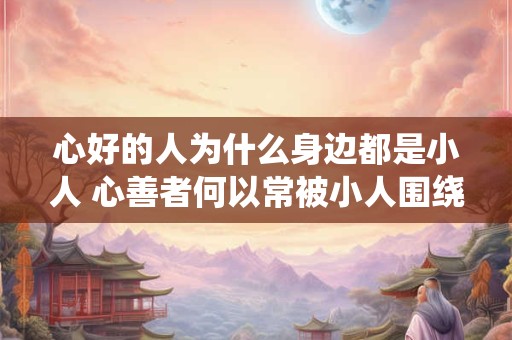 心好的人为什么身边都是小人 心善者何以常被小人围绕