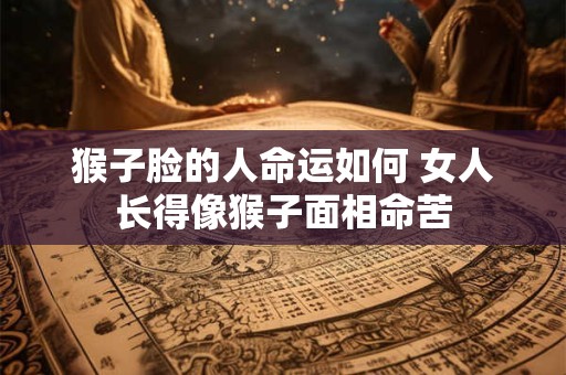 猴子脸的人命运如何 女人长得像猴子面相命苦