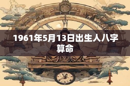 1961年5月13日出生人八字算命