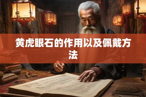 黄虎眼石的作用以及佩戴方法