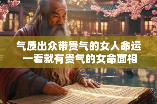 气质出众带贵气的女人命运 一看就有贵气的女命面相
