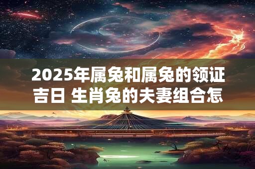 2025年属兔和属兔的领证吉日 生肖兔的夫妻组合怎么样