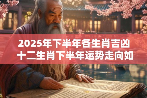 2025年下半年各生肖吉凶 十二生肖下半年运势走向如何