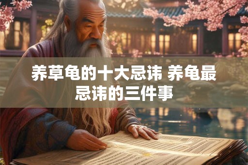 养草龟的十大忌讳 养龟最忌讳的三件事