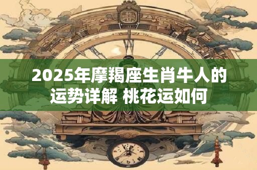 2025年摩羯座生肖牛人的运势详解 桃花运如何