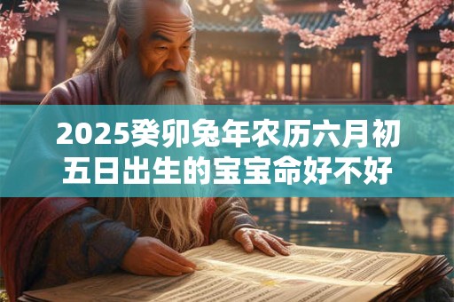 2025癸卯兔年农历六月初五日出生的宝宝命好不好 2025癸卯兔年农历六月初五日出生的宝宝命好不好
