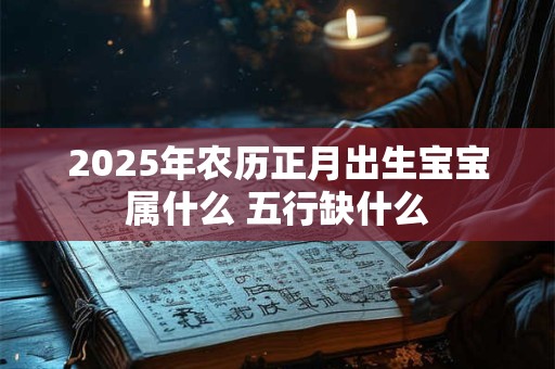 2025年农历正月出生宝宝属什么 五行缺什么