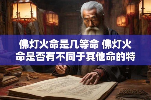 佛灯火命是几等命 佛灯火命是否有不同于其他命的特异性