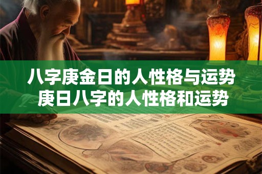 八字庚金日的人性格与运势 庚日八字的人性格和运势如何