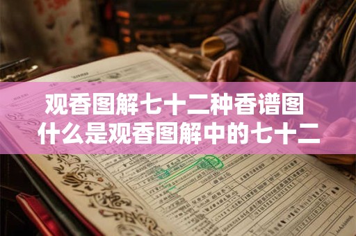观香图解七十二种香谱图 什么是观香图解中的七十二种香谱图