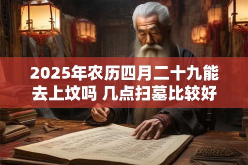 2025年农历四月二十九能去上坟吗 几点扫墓比较好