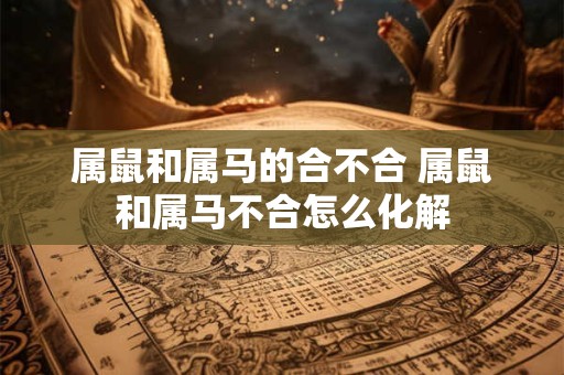 属鼠和属马的合不合 属鼠和属马不合怎么化解