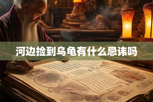河边捡到乌龟有什么忌讳吗