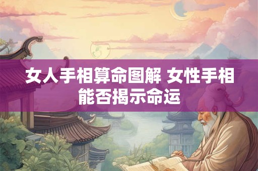 女人手相算命图解 女性手相能否揭示命运