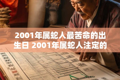 2001年属蛇人最苦命的出生日 2001年属蛇人注定的婚姻