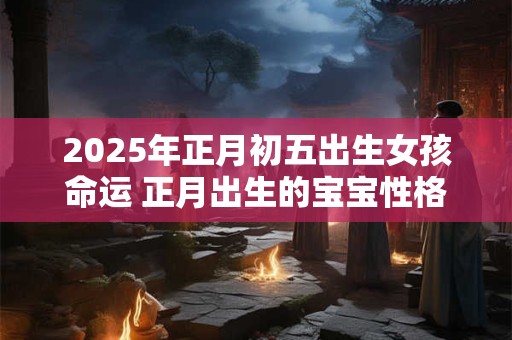 2025年正月初五出生女孩命运 正月出生的宝宝性格