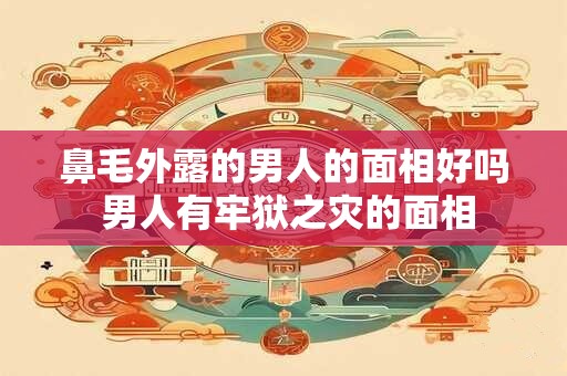 鼻毛外露的男人的面相好吗 男人有牢狱之灾的面相