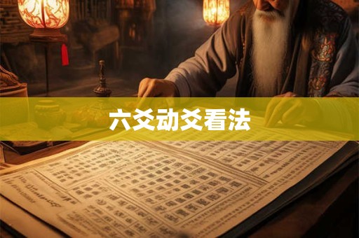 六爻动爻看法