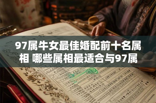 97属牛女最佳婚配前十名属相 哪些属相最适合与97属牛女结婚
