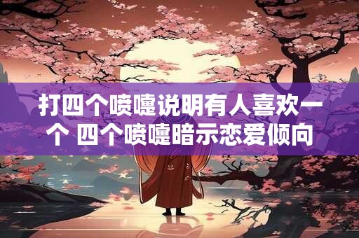 打四个喷嚏说明有人喜欢一个 四个喷嚏暗示恋爱倾向