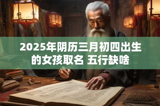 2025年阴历三月初四出生的女孩取名 五行缺啥