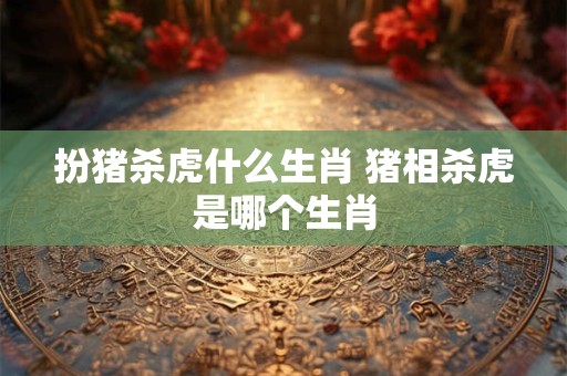 扮猪杀虎什么生肖 猪相杀虎是哪个生肖