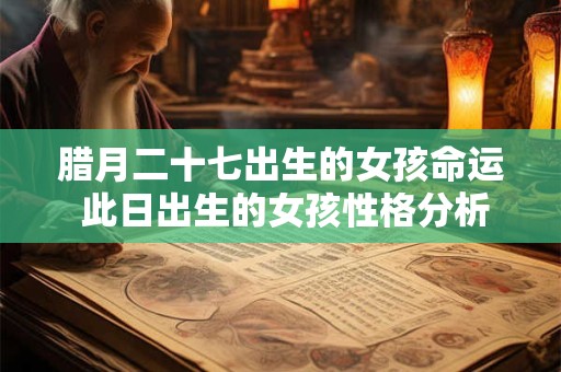 腊月二十七出生的女孩命运 此日出生的女孩性格分析
