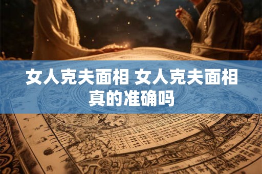 女人克夫面相 女人克夫面相真的准确吗