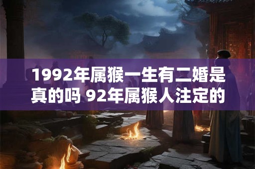 1992年属猴一生有二婚是真的吗 92年属猴人注定的婚姻
