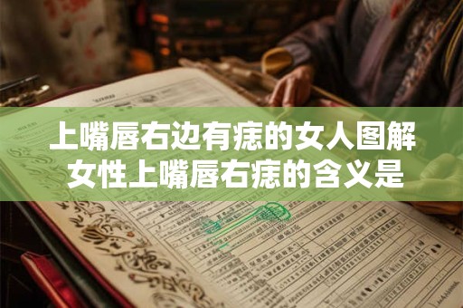 上嘴唇右边有痣的女人图解 女性上嘴唇右痣的含义是什么