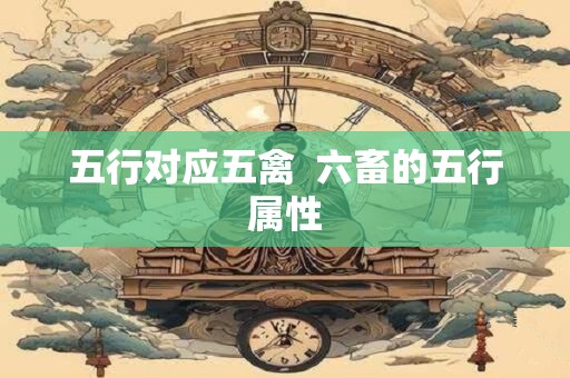 五行对应五禽  六畜的五行属性