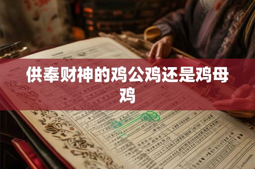 供奉财神的鸡公鸡还是鸡母鸡