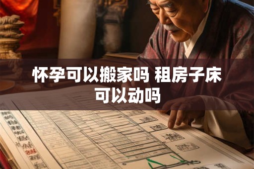 怀孕可以搬家吗 租房子床可以动吗 怀孕可以搬家吗 租房子床可以动吗